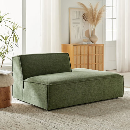 Restore Performance Fabric Upholstered Right-Facing Armless Modular Chaise