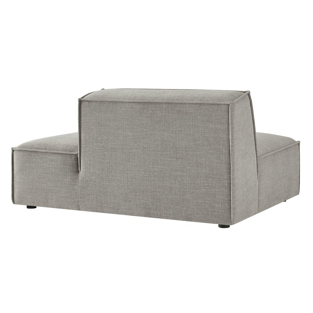 Restore Performance Fabric Upholstered Right-Facing Armless Modular Chaise