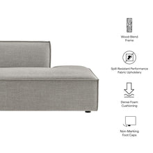 Restore Performance Fabric Upholstered Right-Facing Armless Modular Chaise