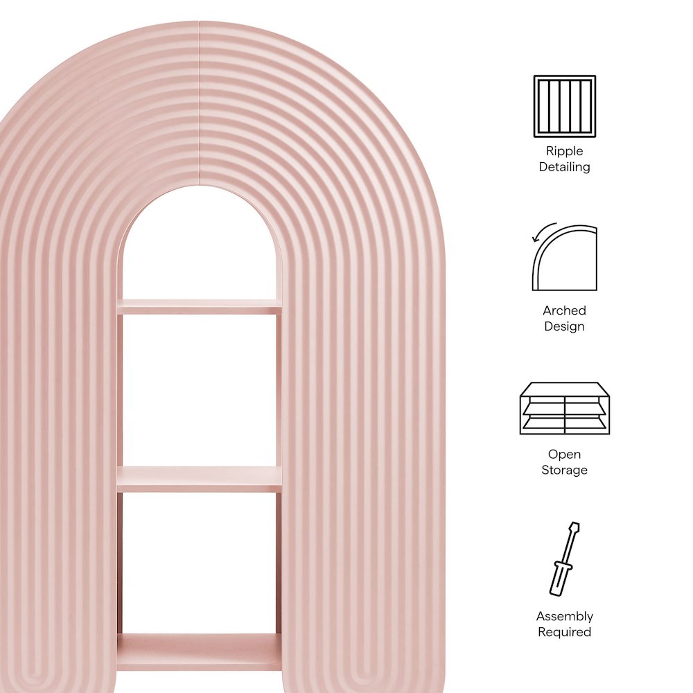 Daydream 58" Arched Bookshelf