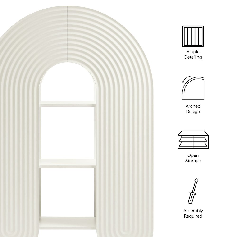 Daydream 58" Arched Bookshelf
