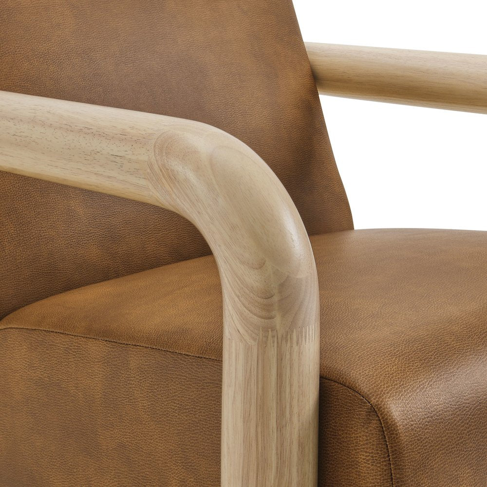 Sereno Vegan Leather Accent Chair