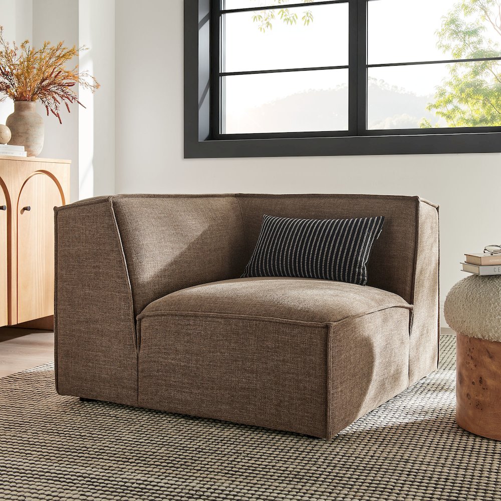 Restore Performance Fabric Upholstered Modular Corner Chair