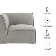 Restore Performance Fabric Upholstered Modular Corner Chair