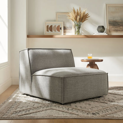 Restore Performance Fabric Upholstered Armless Modular Chair