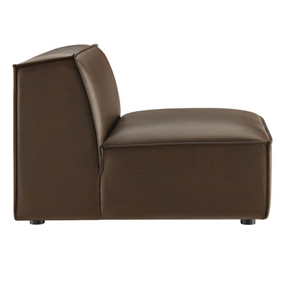 Restore Vegan Leather Armless Modular Chair