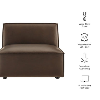 Restore Vegan Leather Armless Modular Chair