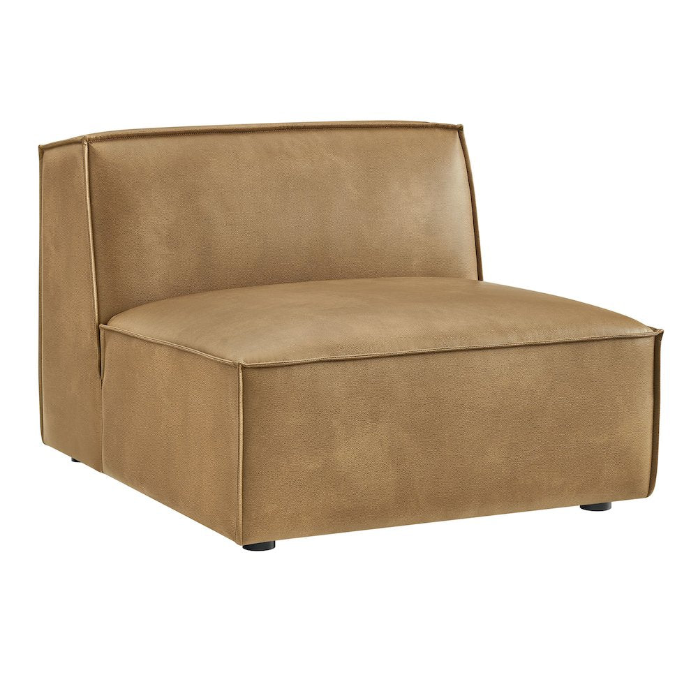 Restore Vegan Leather Armless Modular Chair