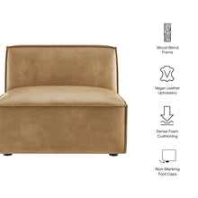 Restore Vegan Leather Armless Modular Chair