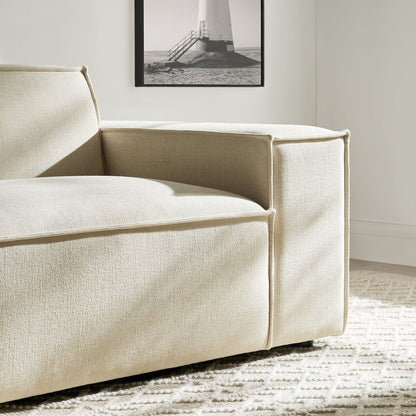 Restore Performance Fabric Upholstered Right-Facing Modular Lounge Chair