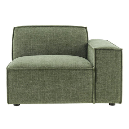 Restore Performance Fabric Upholstered Right-Facing Modular Lounge Chair