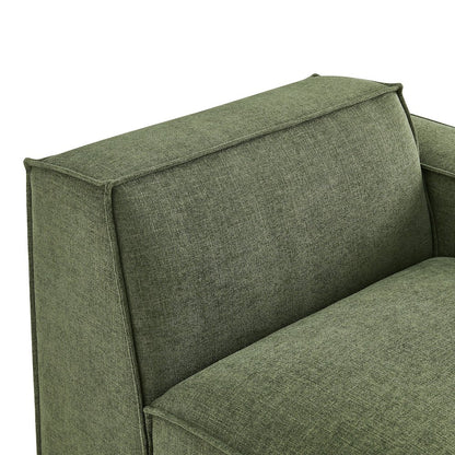 Restore Performance Fabric Upholstered Right-Facing Modular Lounge Chair