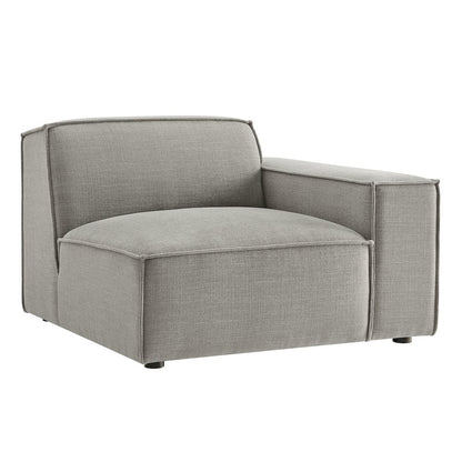 Restore Performance Fabric Upholstered Right-Facing Modular Lounge Chair