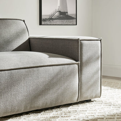 Restore Performance Fabric Upholstered Right-Facing Modular Lounge Chair