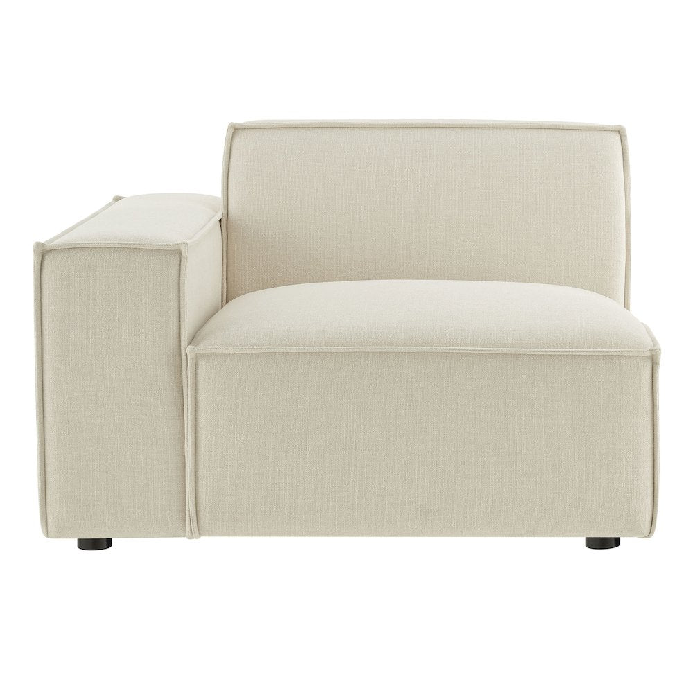 Restore Performance Fabric Upholstered Left-Facing Modular Lounge Chair
