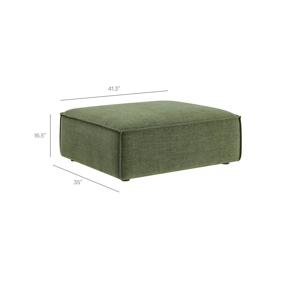 Restore Performance Fabric Upholstered Modular Ottoman