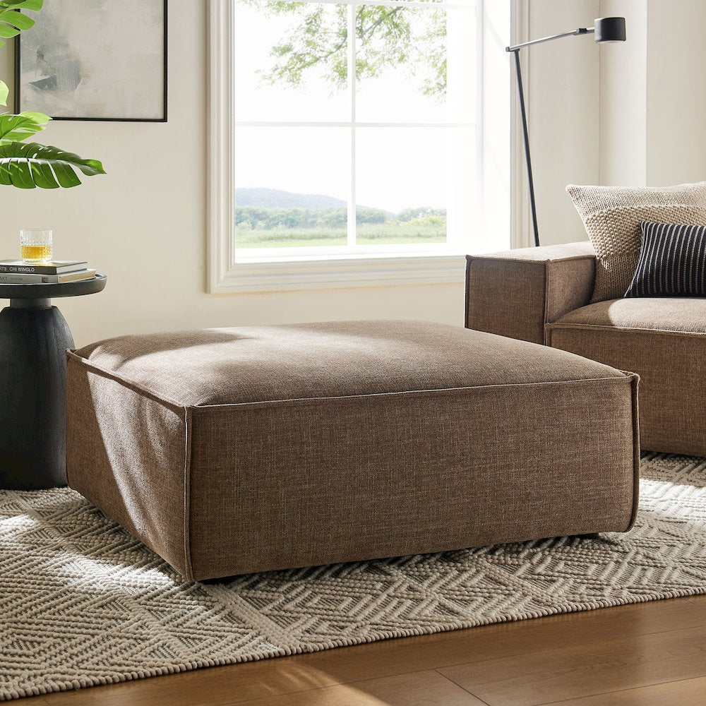 Restore Performance Fabric Upholstered Modular Ottoman