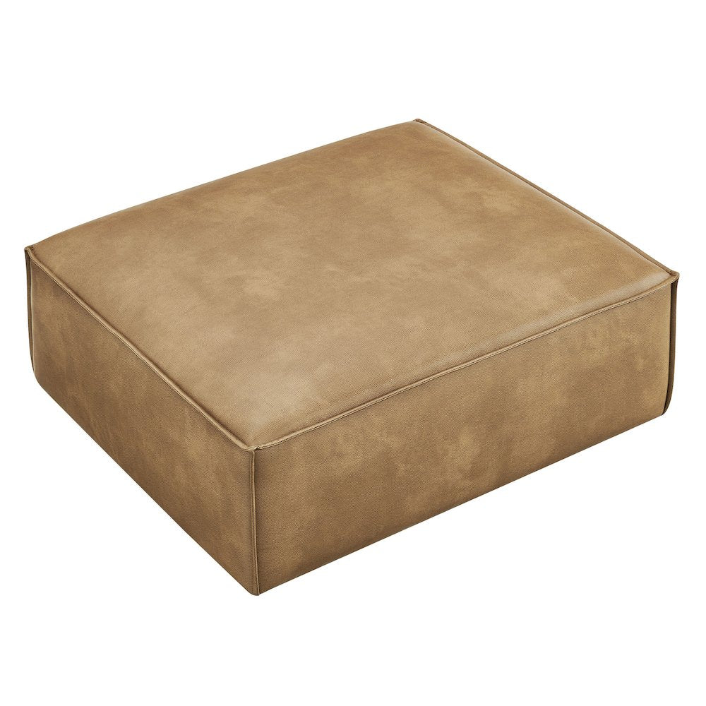Restore Vegan Leather Modular Ottoman