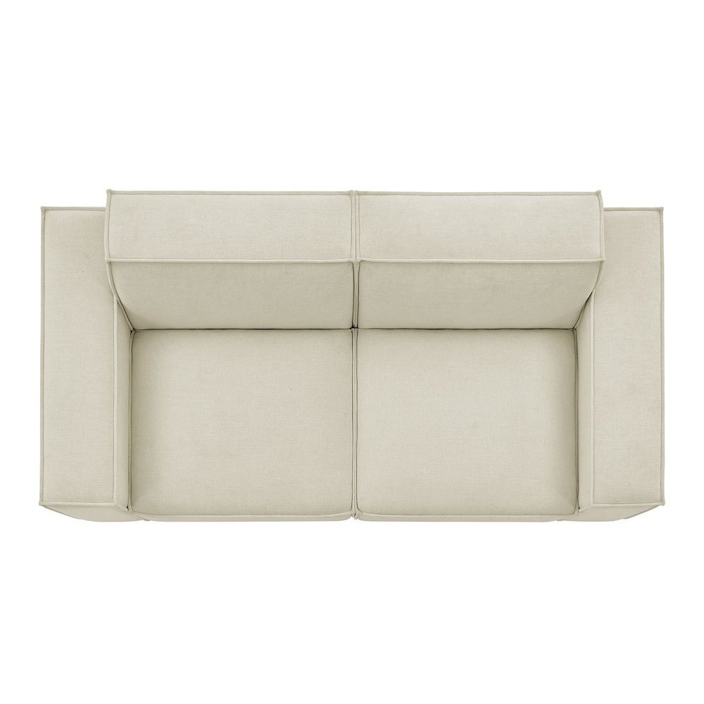 Restore 2-Piece Performance Fabric Upholstered Modular Loveseat