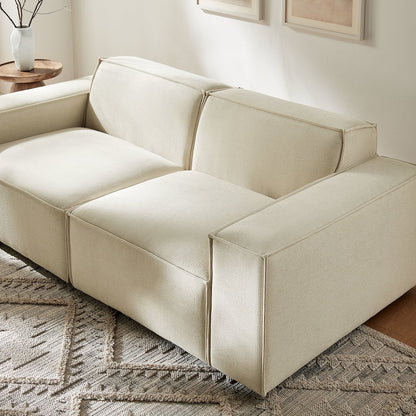 Restore 2-Piece Performance Fabric Upholstered Modular Loveseat