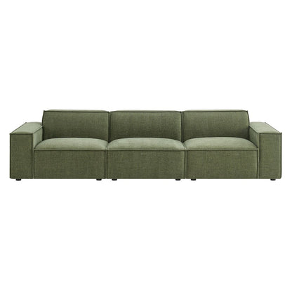 Restore 3-Piece Performance Fabric Upholstered Modular Sofa Set