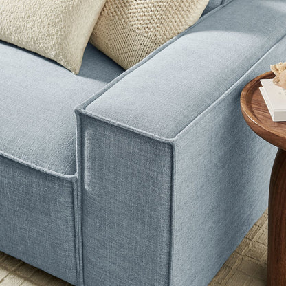 Restore 3-Piece Performance Fabric Upholstered Modular Sofa Set