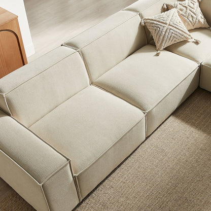 Restore 5-Piece Performance Fabric Upholstered Modular L-Shaped Sofa