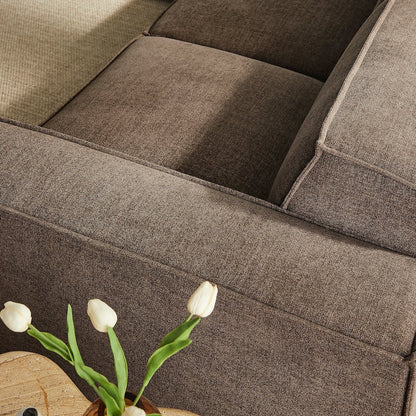 Restore 5-Piece Performance Fabric Upholstered Modular L-Shaped Sofa