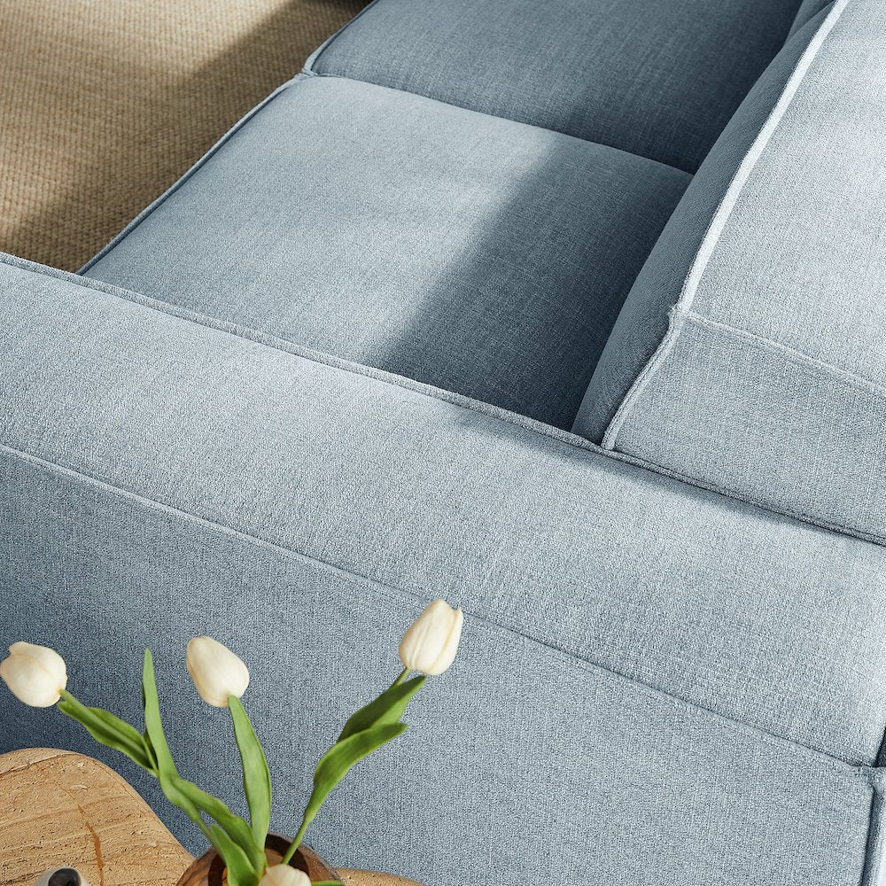 Restore 5-Piece Performance Fabric Upholstered Modular L-Shaped Sofa