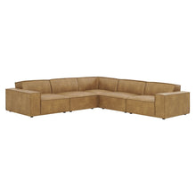 Restore 5-Piece Vegan Leather Modular L-Shaped Sofa