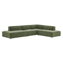 Restore 4-Piece Performance Fabric Modular L-Shaped Armless Sect. Sofa