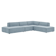 Restore 4-Piece Performance Fabric Modular L-Shaped Armless Sect. Sofa