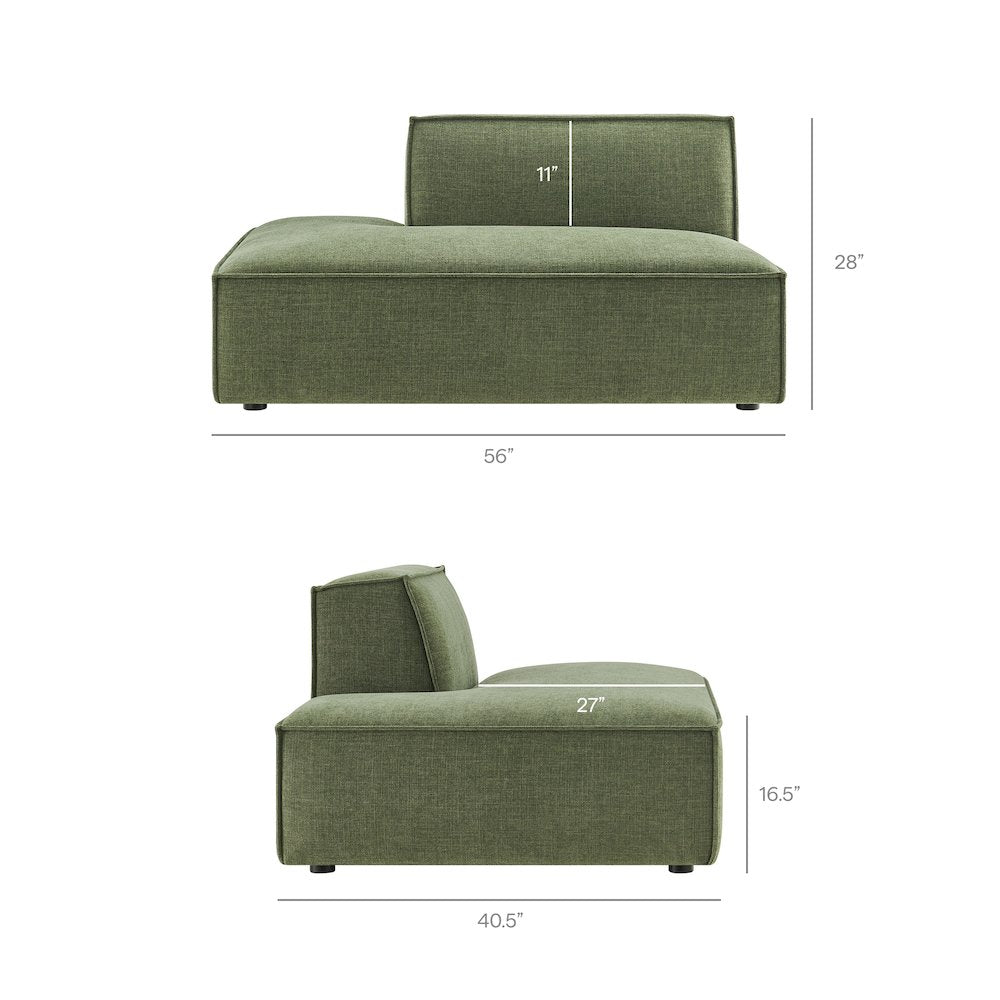 Restore 6-Piece Performance Fabric Upholstered U-Shaped Sectional Sofa