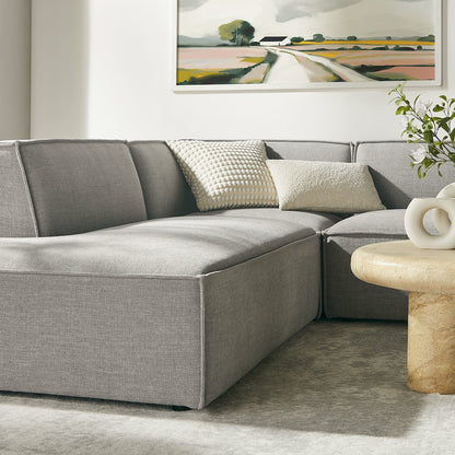 Restore 6-Piece Performance Fabric Upholstered U-Shaped Sectional Sofa