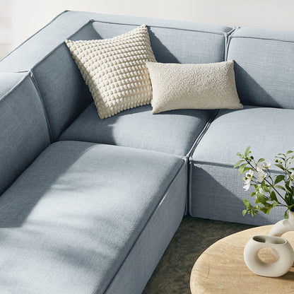 Restore 6-Piece Performance Fabric Upholstered U-Shaped Sectional Sofa