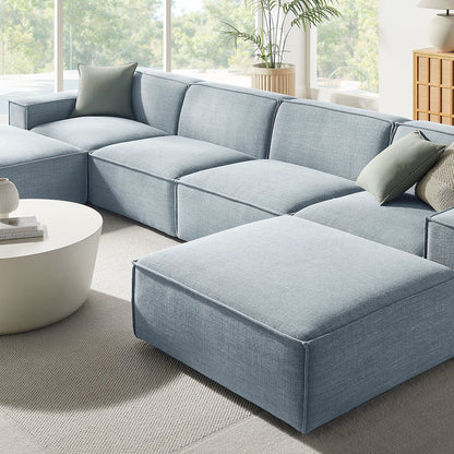 Restore 6-Piece Performance Fabric Upholstered Modular Sectional Sofa