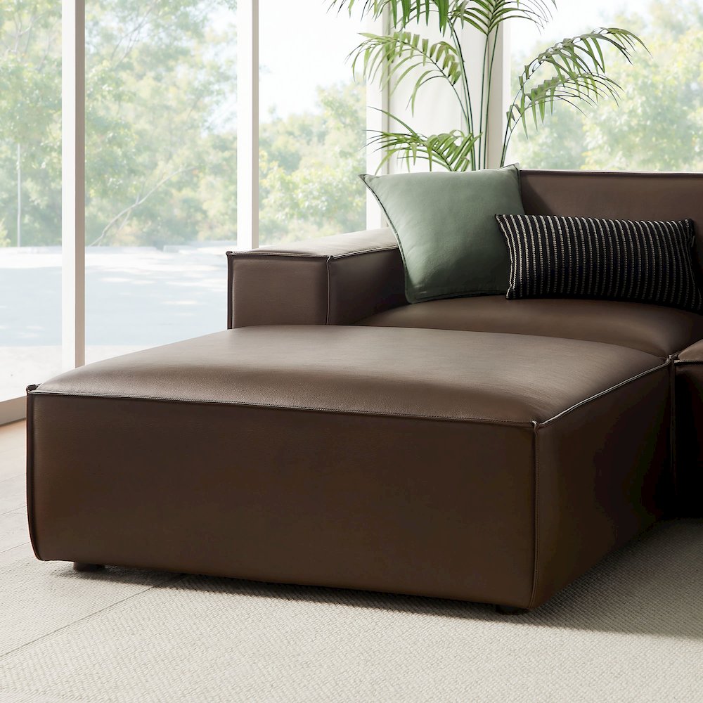 Restore 6-Piece Vegan Leather Modular Sectional Sofa