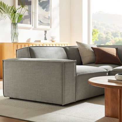 Restore 3-Piece Performance Fabric Upholstered Modular L-Shaped Sectional Sofa