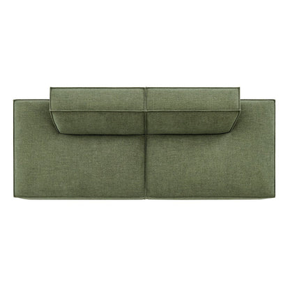 Restore 2-Piece Performance Fabric Upholstered Modular Loveseat