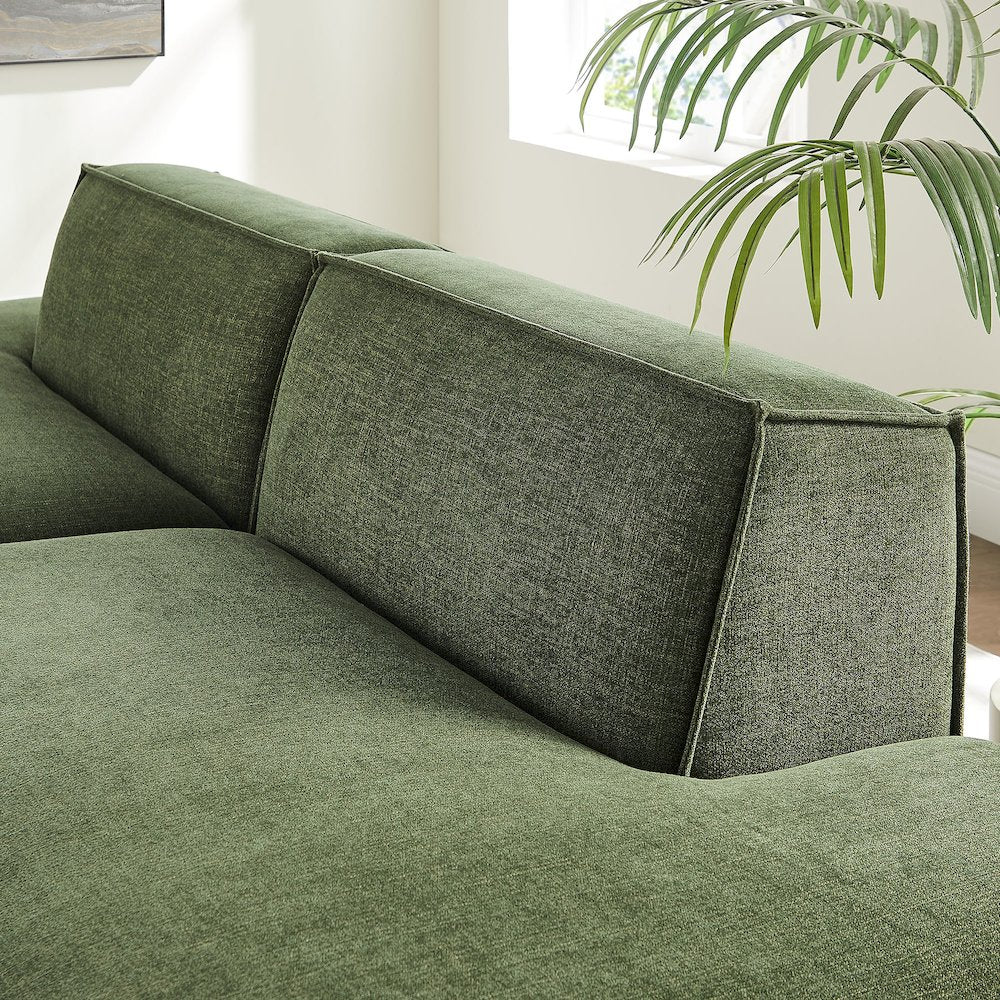 Restore 2-Piece Performance Fabric Upholstered Modular Loveseat