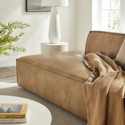 Restore 2-Piece Vegan Leather Modular Loveseat