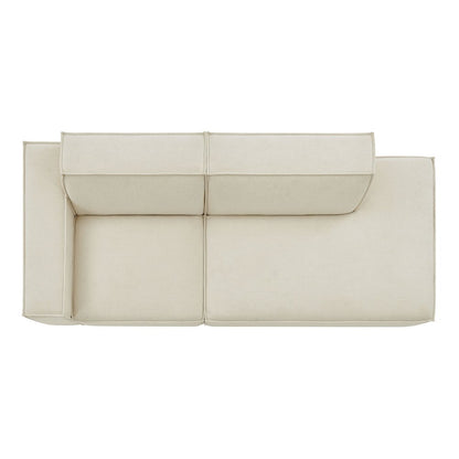 Restore 2-Piece Performance Fabric Upholstered Modular Loveseat