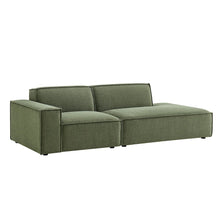 Restore 2-Piece Performance Fabric Upholstered Modular Loveseat