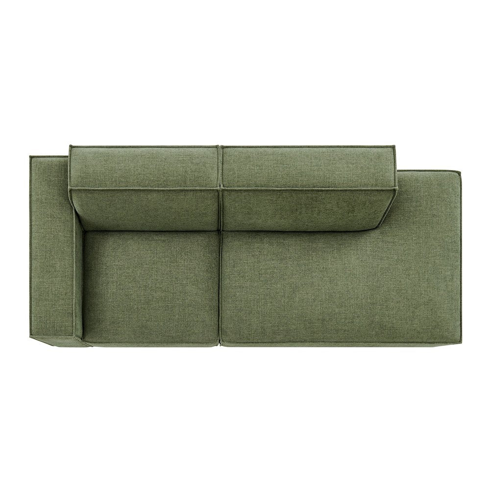 Restore 2-Piece Performance Fabric Upholstered Modular Loveseat