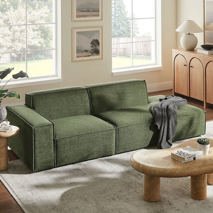 Restore 2-Piece Performance Fabric Upholstered Modular Loveseat