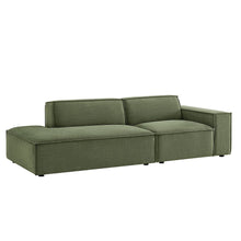 Restore 2-Piece Performance Fabric Upholstered Modular Loveseat