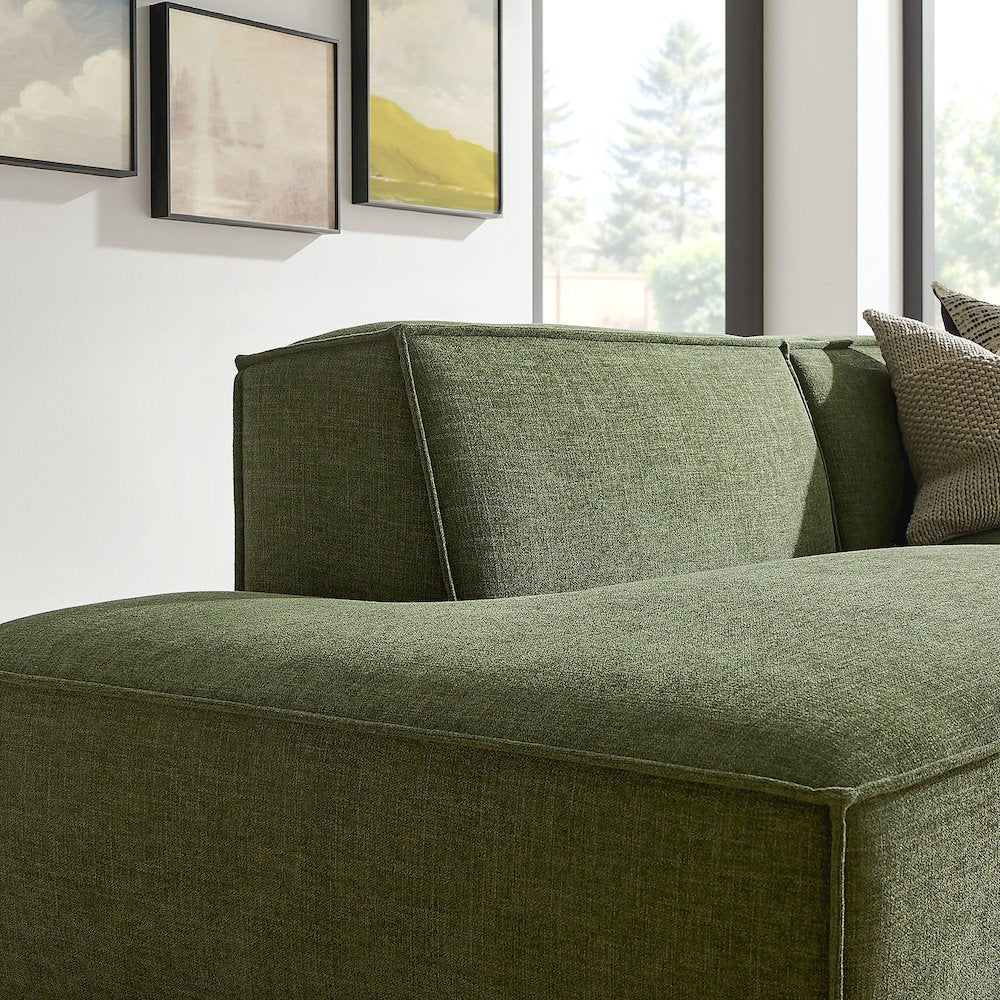 Restore 2-Piece Performance Fabric Upholstered Modular Loveseat