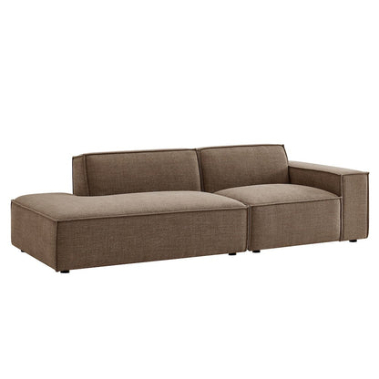Restore 2-Piece Performance Fabric Upholstered Modular Loveseat