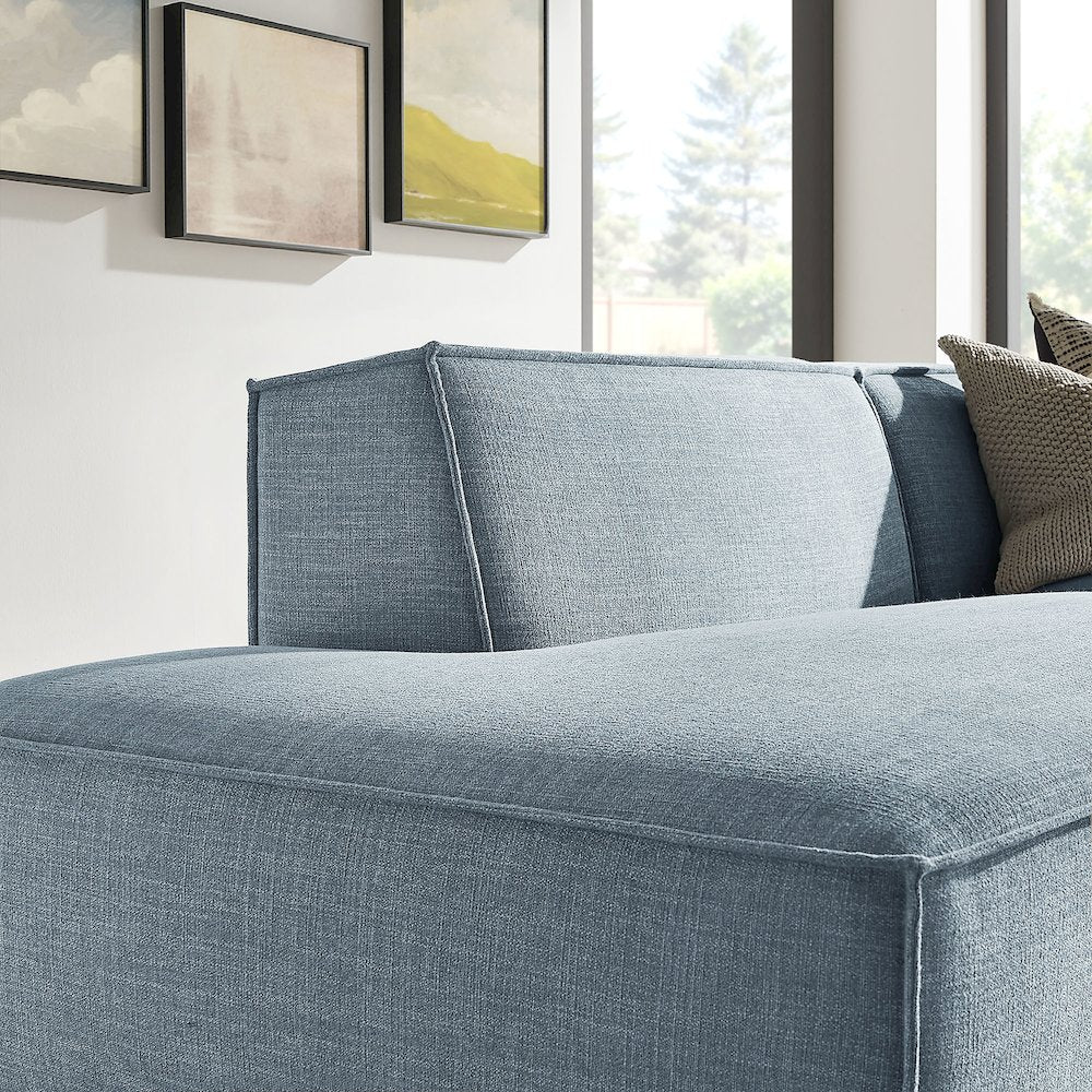 Restore 2-Piece Performance Fabric Upholstered Modular Loveseat