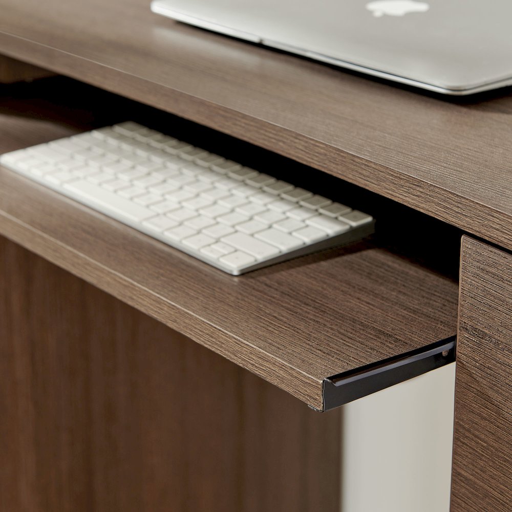 Mirae 55" 6-Drawer Curved Office Desk